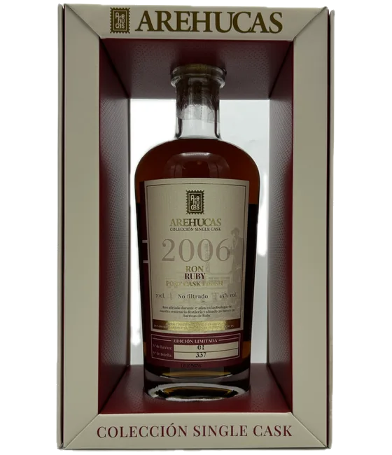 Ron Arehucas Rum Ruby Port Single Cask 2006
