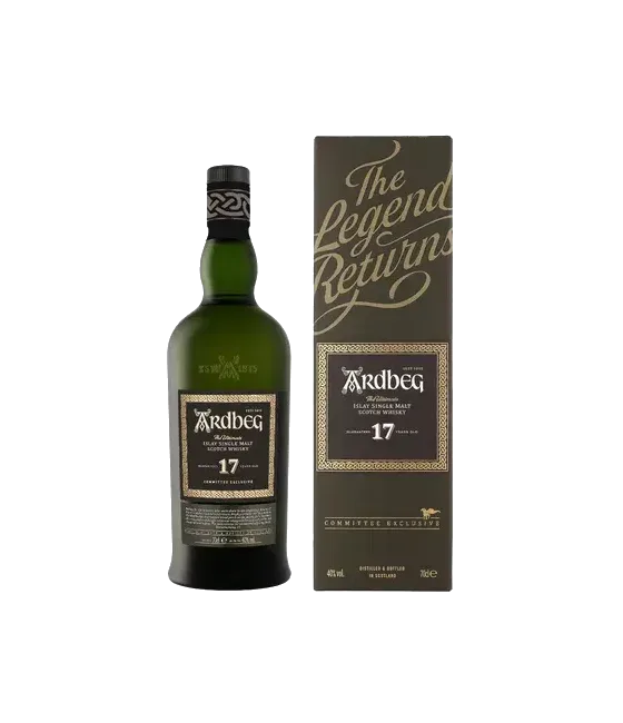 Ardbeg 17 Years Old The Legend Returns, fles bij slijterij t Bockje in Bathmen