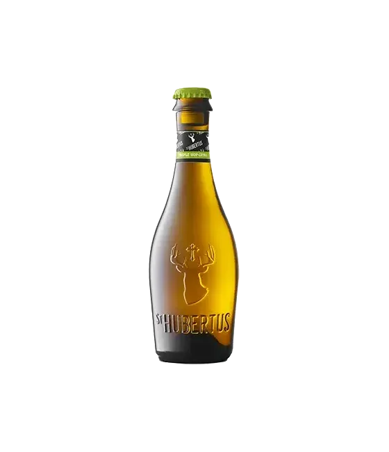 St. Hubertus Tripel Hop Citra, fles bij slijterij t Bockje in Bathmen