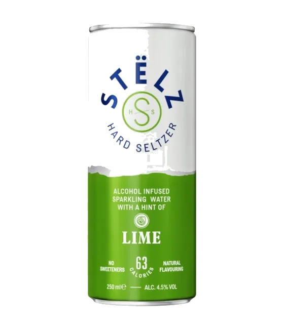 Stëlz Hard Seltzer Lime, fles bij slijterij t Bockje in Bathmen