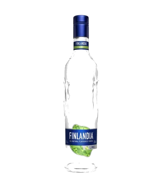 Finlandia Lime, fles bij slijterij t Bockje in Bathmen