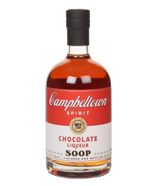 North Star Spirits Campbeltown Chocolate Soop Liqueur, fles bij slijterij t Bockje in Bathmen
