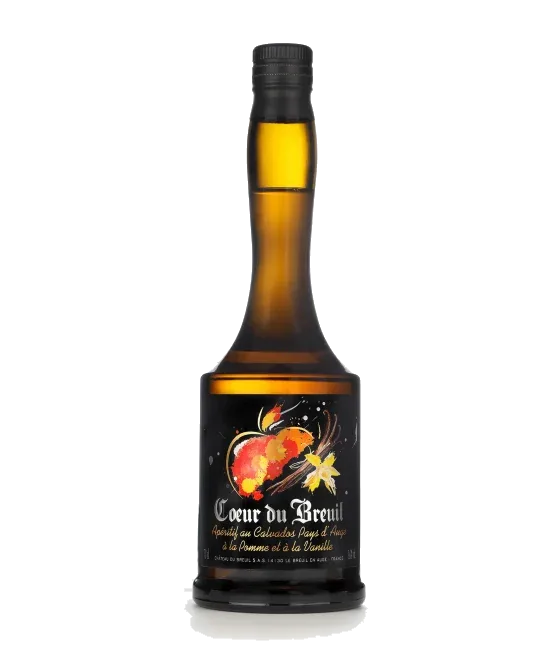 Château du Breuil Liqueur Coeur Vanille, fles bij slijterij t Bockje in Bathmen