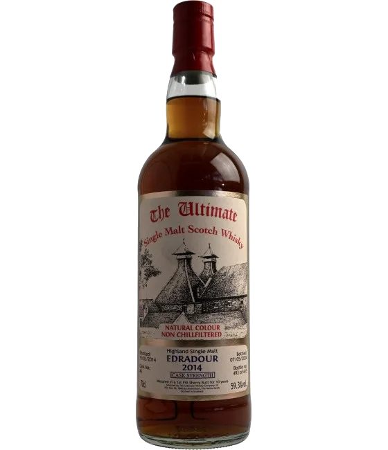 The Ultimate Edradour 2014 Cask Strength 10 Years Old #46, fles bij slijterij t Bockje in Bathmen