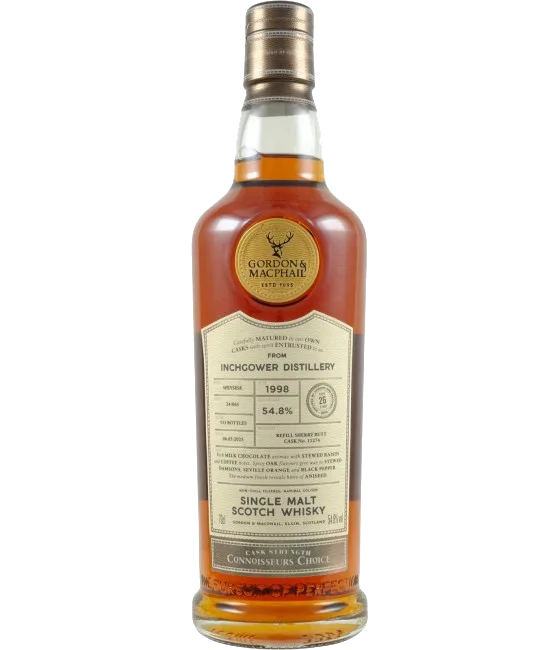 Gordon & MacPhail Connoisseurs Choice Inchgower 26 Years Old 1998, fles bij slijterij t Bockje in Bathmen
