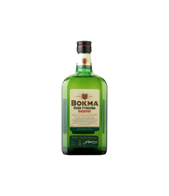 Bokma Oude Genever vierkant 1L, fles bij slijterij t Bockje in Bathmen