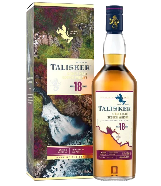 Talisker 18years Single Malt, fles bij slijterij t Bockje in Bathmen