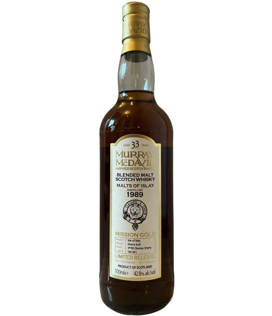 Blended Malt Scotch Whisky 1989 MM, fles bij slijterij t Bockje in Bathmen