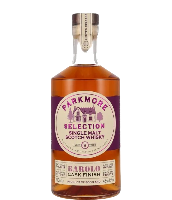 Parkmore Barolo Finish 8Y, fles bij slijterij t Bockje in Bathmen