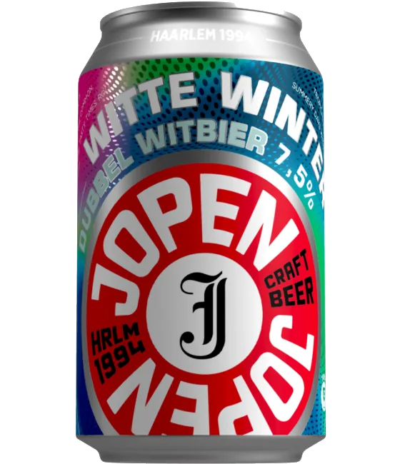 Jopen Witte Winter, fles bij slijterij t Bockje in Bathmen