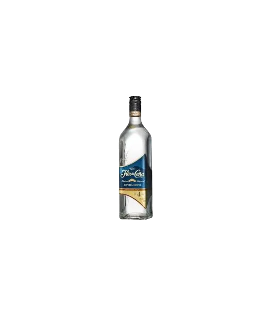 Flor de Cana Extra Seco 4 Years Old White Rum Nicaragua, fles bij slijterij t Bockje in Bathmen