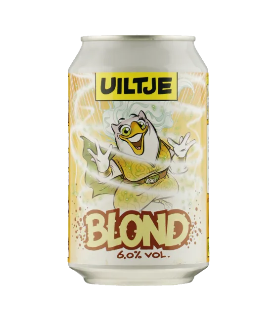 Brouwerij ’t Uiltje Blond, fles bij slijterij t Bockje in Bathmen