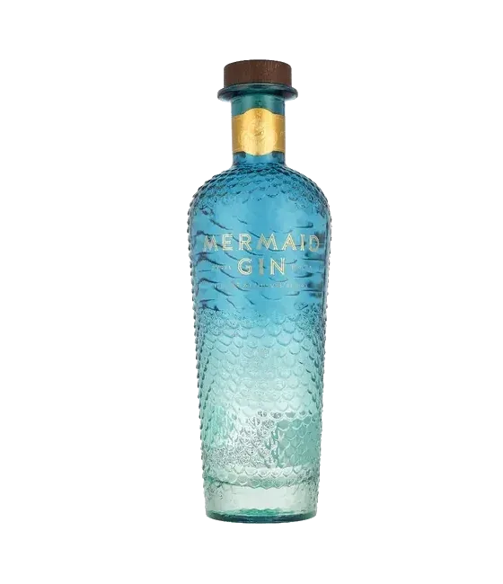 Mermaid Gin, fles bij slijterij t Bockje in Bathmen