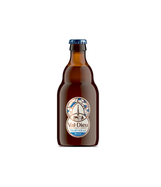 Val-Dieu Blonde 33 cl, fles bij slijterij t Bockje in Bathmen