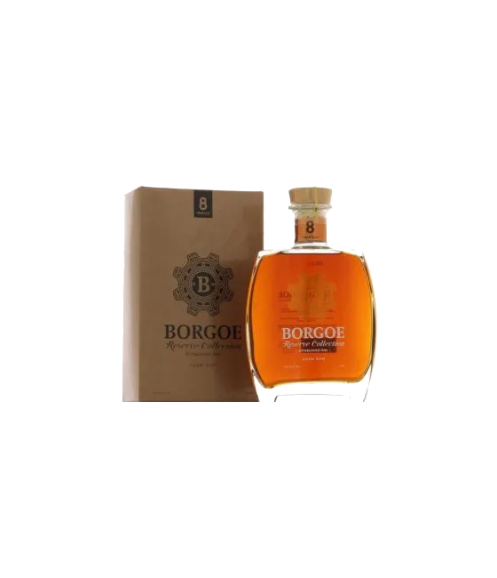 Borgoe 8 yo, fles bij slijterij t Bockje in Bathmen