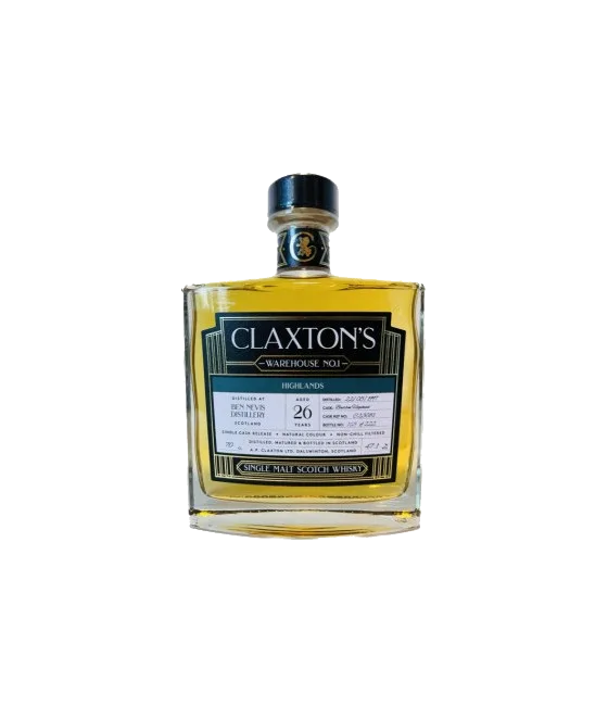 Claxton’s Warehouse No.1 Ben Nevis 26 YO Highlands, fles bij slijterij t Bockje in Bathmen