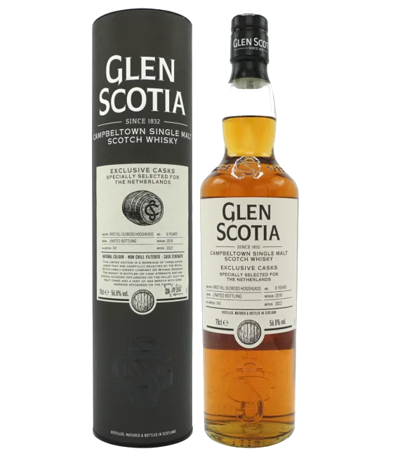 Glen Scotia 2015 Distillery Exclusive 2023, fles bij slijterij t Bockje in Bathmen