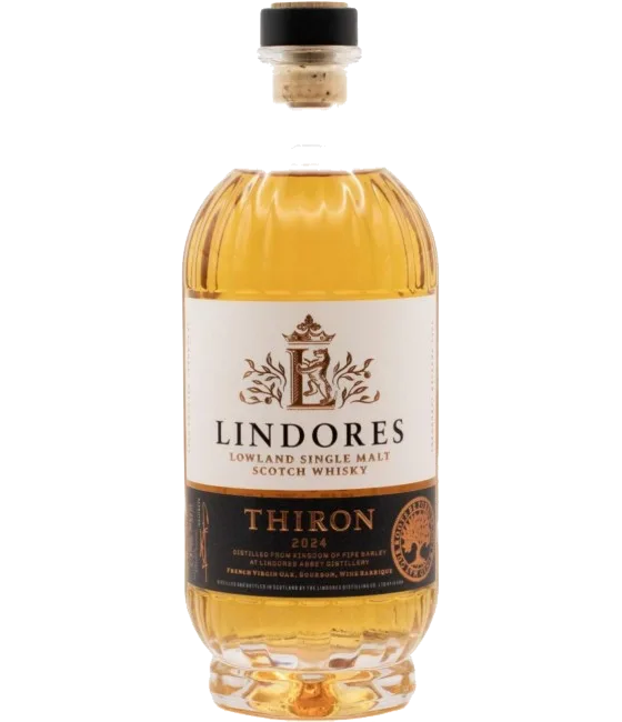 Lindores Thiron 2024, fles bij slijterij t Bockje in Bathmen