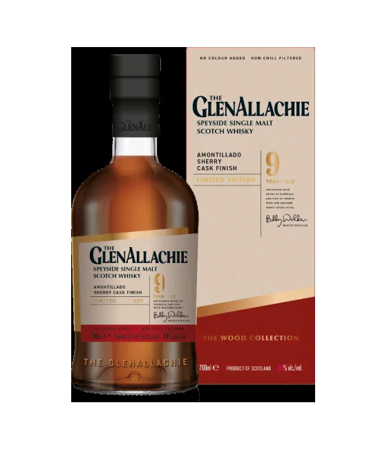 The GlenAllachie The Wood Collection Amontillado Sherry Cask Series 2014, fles bij slijterij t Bockje in Bathmen