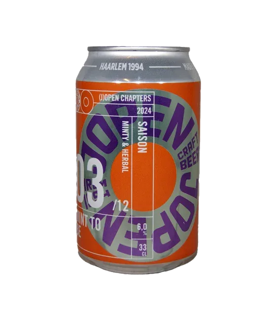 Jopen Mint To Be Saison, fles bij slijterij t Bockje in Bathmen