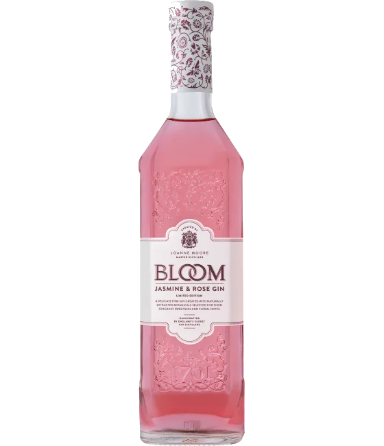 Bloom Jasmine & Rose Gin, fles bij slijterij t Bockje in Bathmen