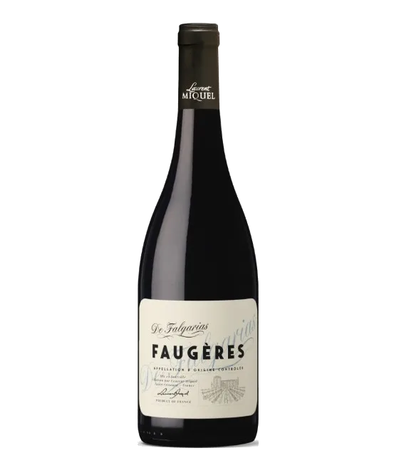 Laurent Miquel Grands Terroirs De Falgarias Faugères, fles bij slijterij t Bockje in Bathmen