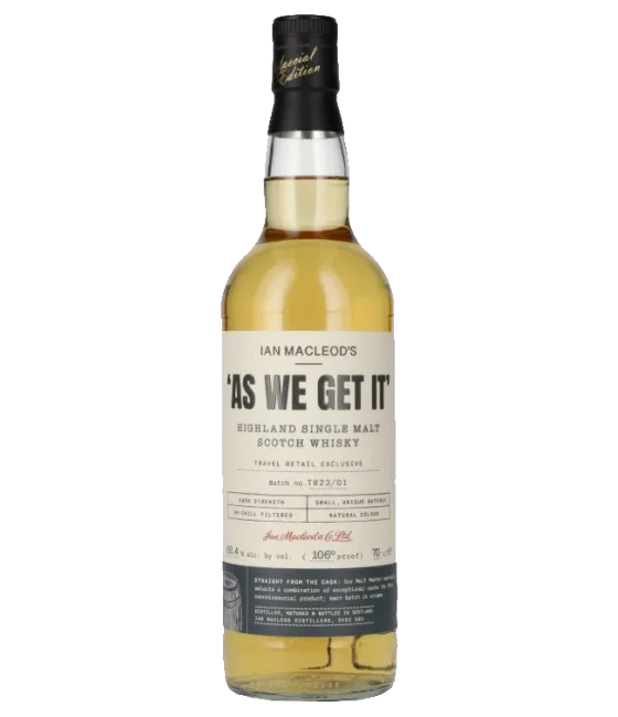 As we get it Highland Cask Strength #TR23/01, fles bij slijterij t Bockje in Bathmen