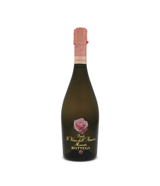 Bottega Vino dell Amore Moscato, fles bij slijterij t Bockje in Bathmen