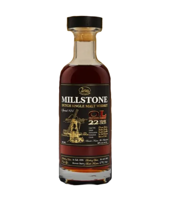 Millstone 22 jaar oud Oloroso Special #24 Zuidam Distillers, fles bij slijterij t Bockje in Bathmen