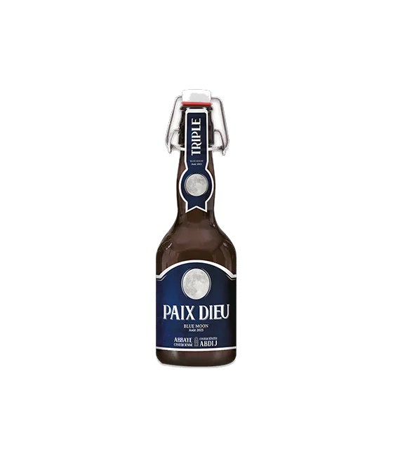 Brasserie Caulier Paix Dieu Tripel Blue Moon, fles bij slijterij t Bockje in Bathmen
