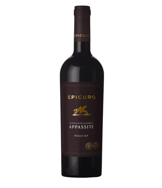 Epicuro Appassite, fles bij slijterij t Bockje in Bathmen