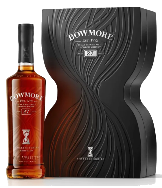 Bowmore – 27 Years Old – Timeless Series, fles bij slijterij t Bockje in Bathmen