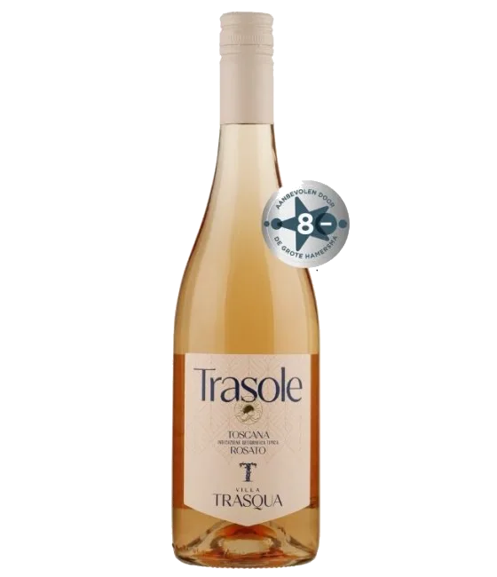 Villa Trasqua Rosato Toscana Trasole, fles bij slijterij t Bockje in Bathmen