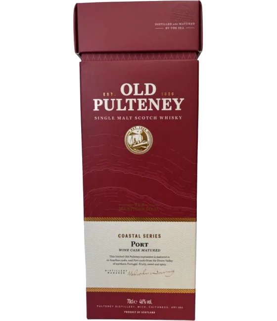 Old Pulteney Coastal Series Port Finish Batch#2, fles bij slijterij t Bockje in Bathmen