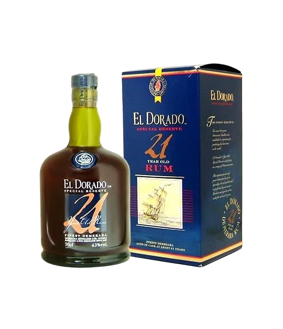 El Dorado 21 Years Old, fles bij slijterij t Bockje in Bathmen