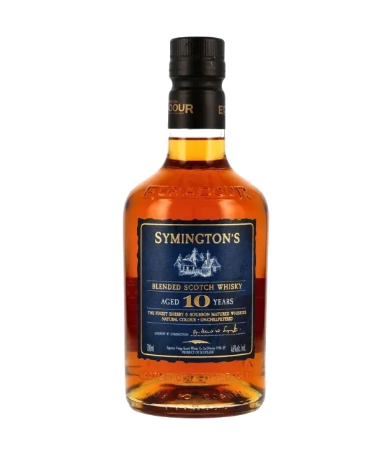 Edradour Symington’s 10 Years Old Blended Scotch Whisky, fles bij slijterij t Bockje in Bathmen