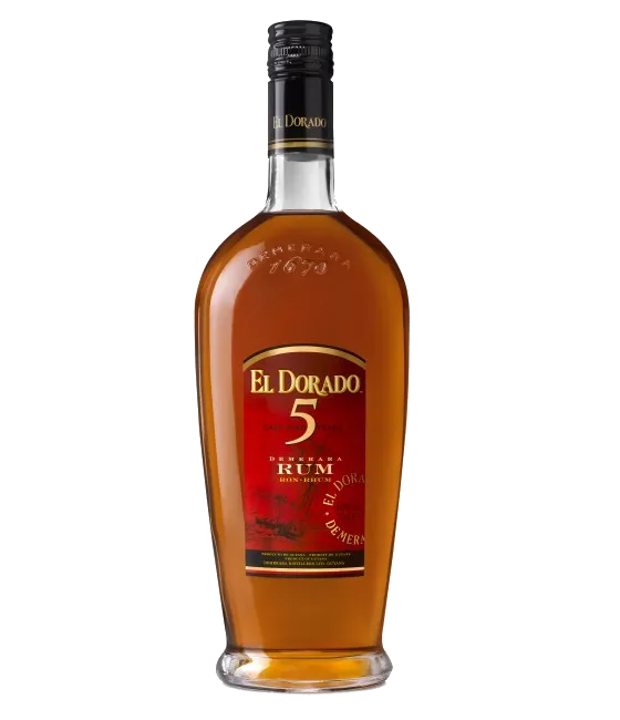 El Dorado Rum Cask Aged 5 Years Old, fles bij slijterij t Bockje in Bathmen