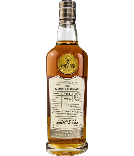 Gordon & MacPhail Connoisseurs Choice Tormore 1994 27 Years Old #8348, fles bij slijterij t Bockje in Bathmen