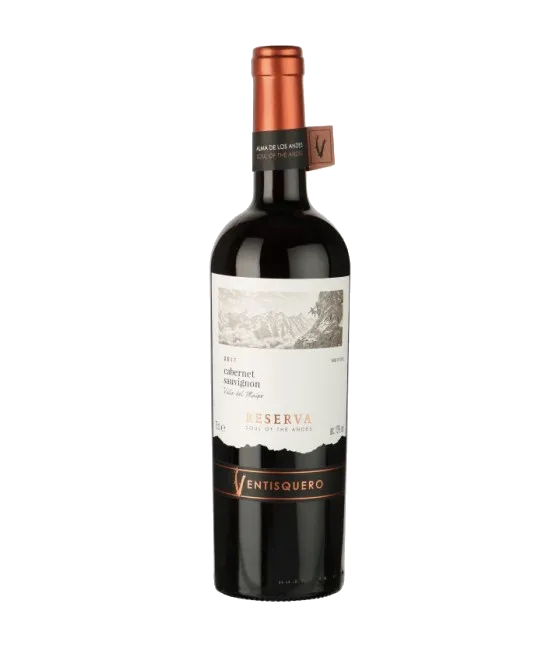 Ventisquero Reserva Cabernet Sauvignon Valle Maipo, fles bij slijterij t Bockje in Bathmen