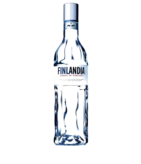 Finlandia Vodka, fles bij slijterij t Bockje in Bathmen