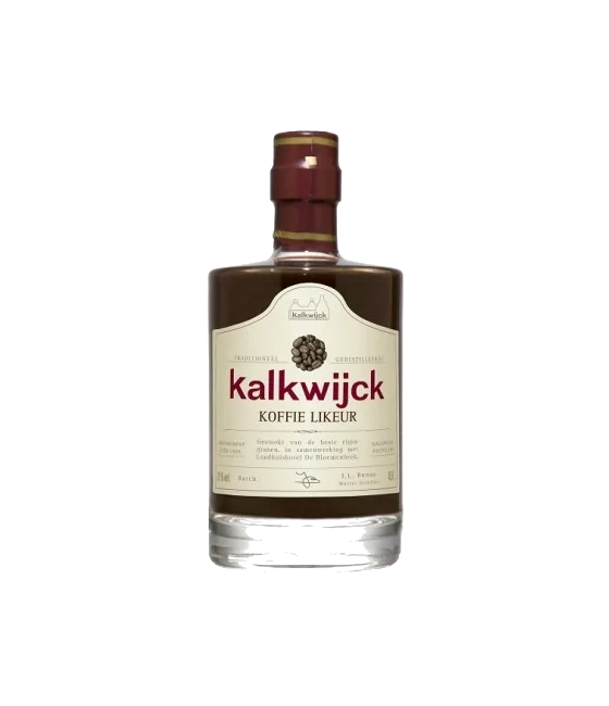 Kalkwijck Koffielikeur, fles bij slijterij t Bockje in Bathmen