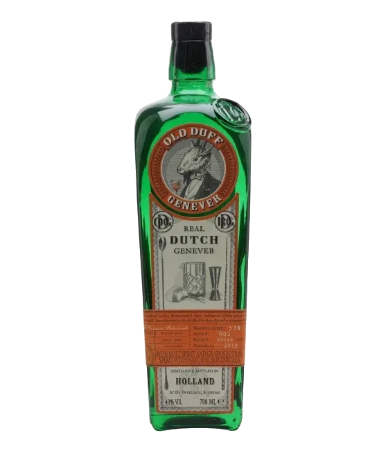 Old Duff Real Dutch Genever, fles bij slijterij t Bockje in Bathmen