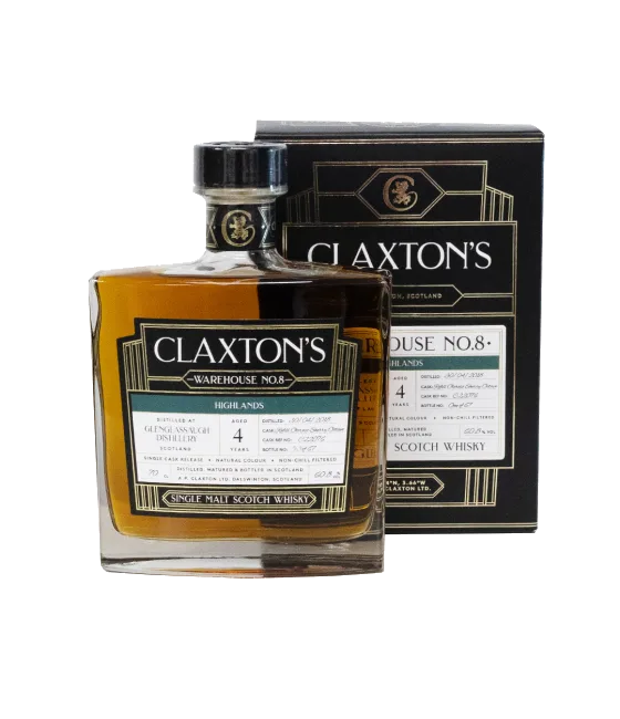Claxton’s Warehouse No.8 Highlands Glenglassaugh 4Y 2018