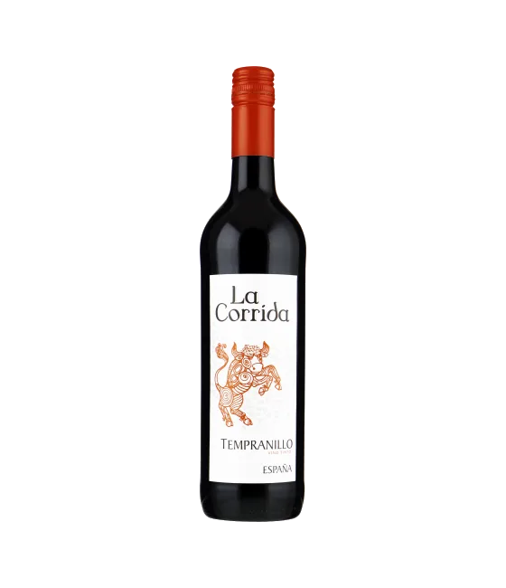 La Corrida Tempranillo, fles bij slijterij t Bockje in Bathmen