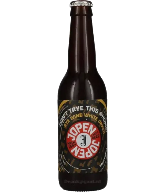 Jopen Don’t Trye This @Home Rye Wine White Oaked, fles bij slijterij t Bockje in Bathmen