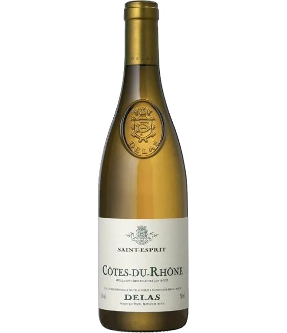 Delas Frères Cotes du Rhone – Saint Esprit, fles bij slijterij t Bockje in Bathmen