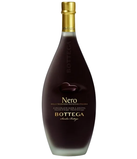 Bottega Cioccolato Nero, fles bij slijterij t Bockje in Bathmen