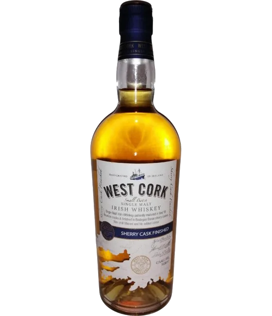 West Cork Sherry Cask Finished, fles bij slijterij t Bockje in Bathmen