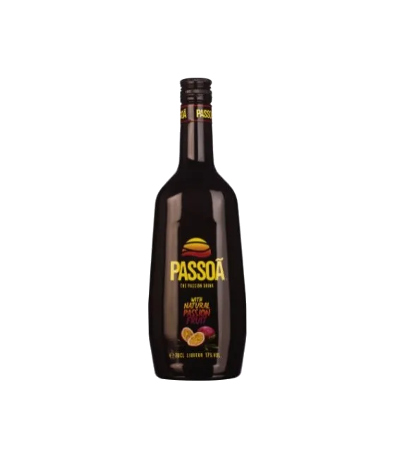Passoa liqueur, fles bij slijterij t Bockje in Bathmen