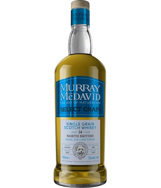 Murray McDavid Select Grain North British 2009 14 Years Old, fles bij slijterij t Bockje in Bathmen